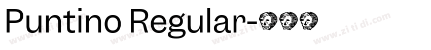 Puntino Regular字体转换